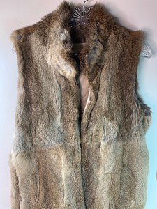 michael kors rabbit fur vest