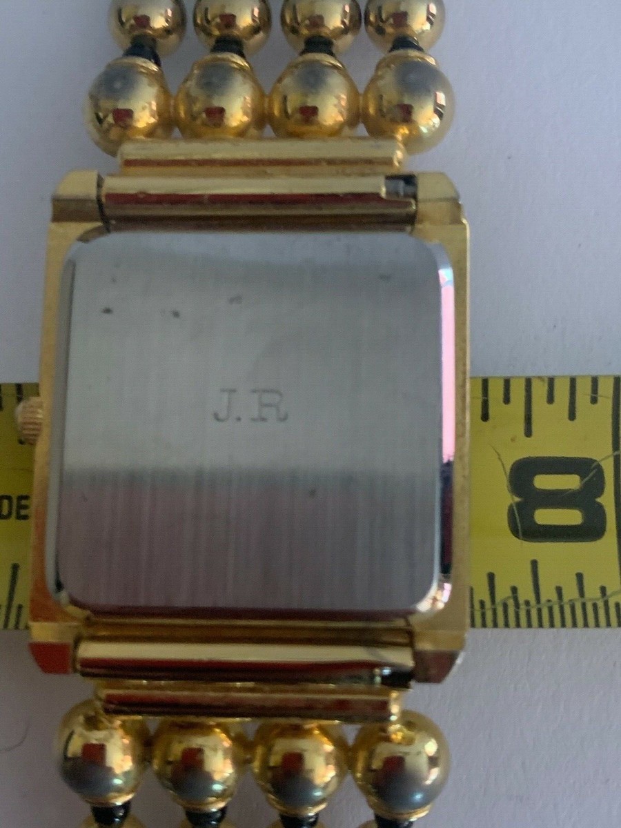 Joan Rivers Gold Quilted Square Dial Bracelet Watch 28mm New Battery Joan Rivers | Accessories | Joan River Watch Ladies Gold  main image 4