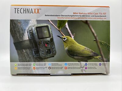 Technaxx Mini Nature Wild Cam Tx-117 Wildlife Camera 12MP 1080P