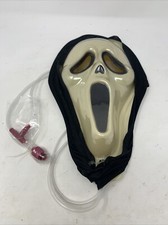 Bloody Bleeding Scream Mask Ghost Face Halloween Costume No Blood