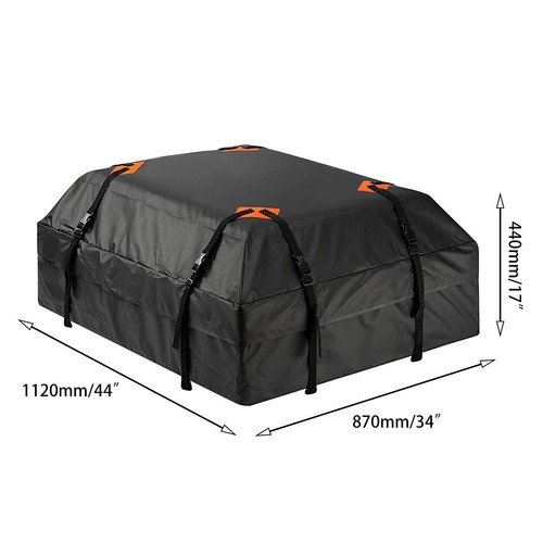 Car Roof Top Cargo Bag Storage Luggage Carrier Travel Waterproof Car Travel Bag - Picture 9 of 9