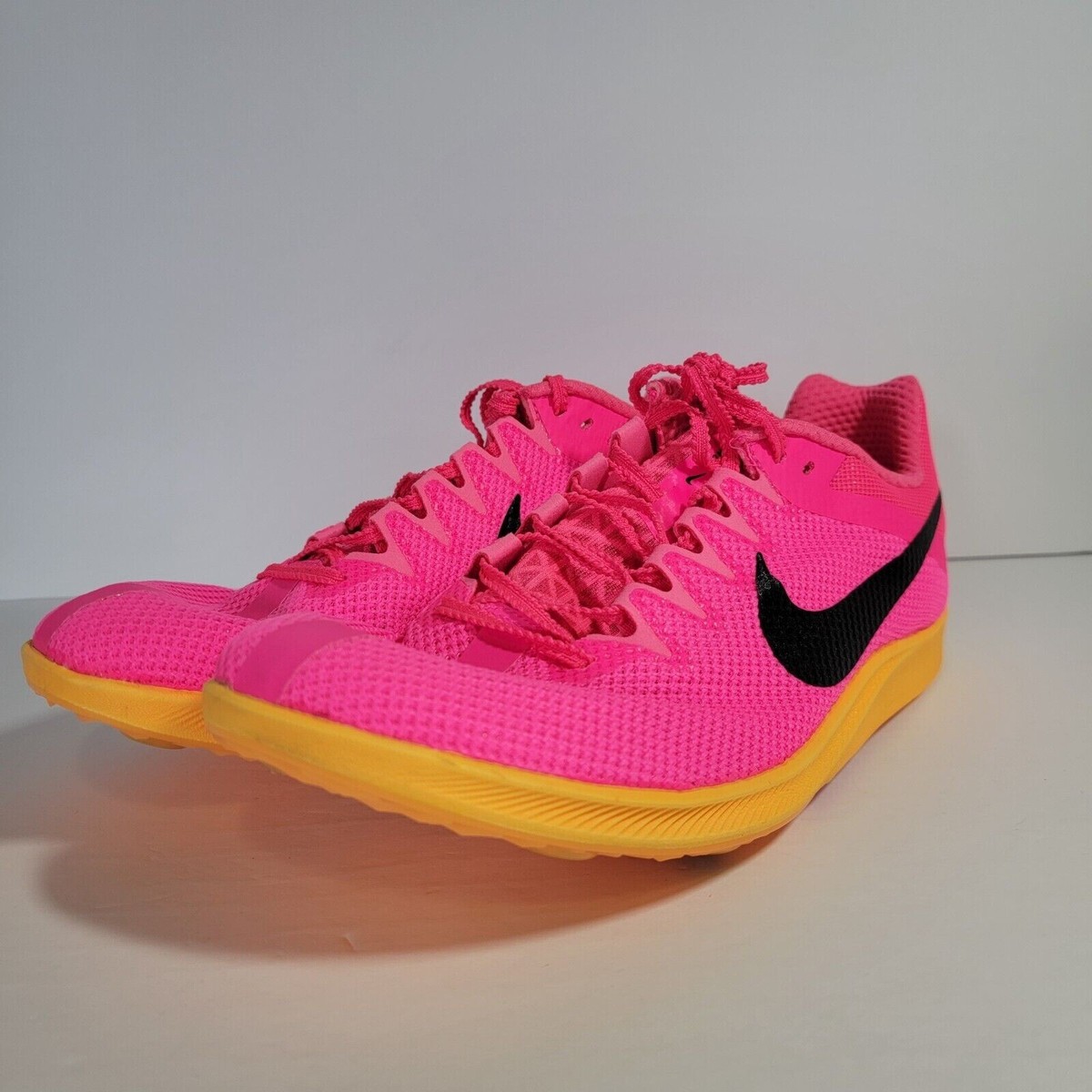 Nike Zoom Rival Distance Hyper Track Shoes Spikes Pink Men