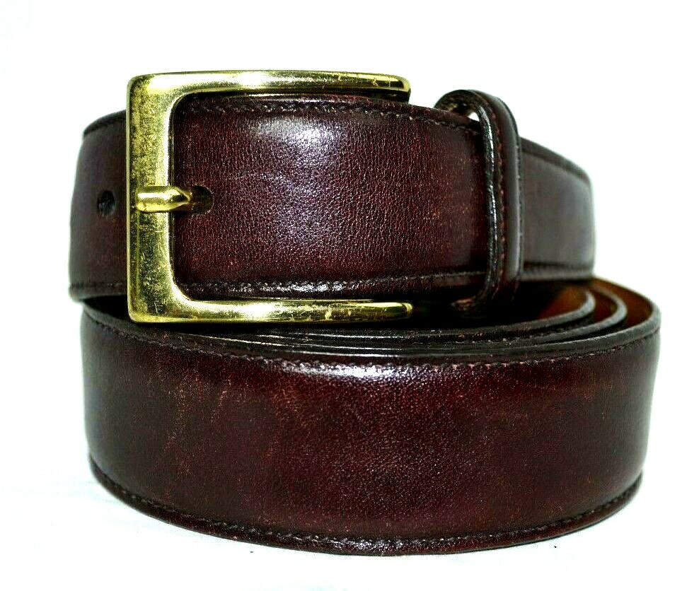 Genuine leather, belt size 38 Chaucer Glove Leather Belt Size 38 Made in USA Genuine  main image 2