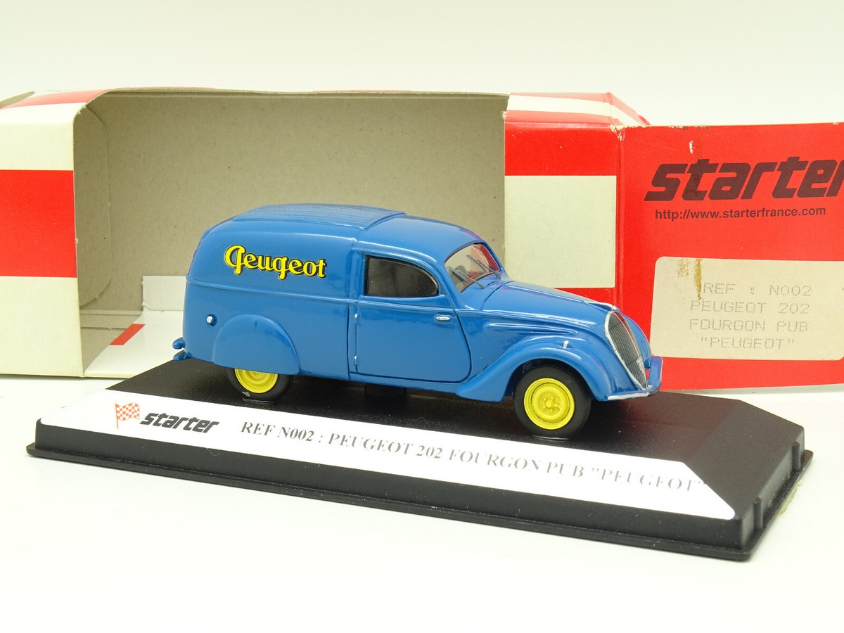 Starter N7 Provence Résine 1/43 - Peugeot 202 Pick Up Plateau Maraicher