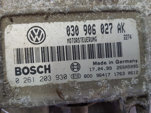 CENTRALINA INIEZIONE SEAT AROSA ( 97-05 ) 1.1 BER 3 P 030906027 A K 0261203930 - Picture 2 of 2
