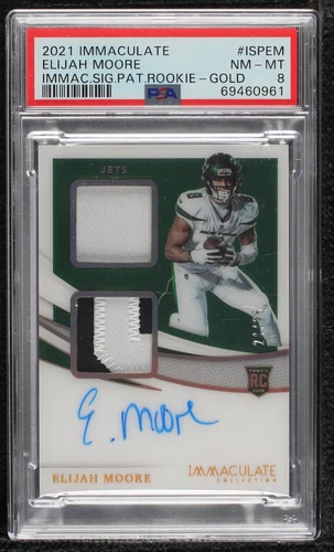 2021 Panini Immaculate Collection Elijah Moore #ISP-EM