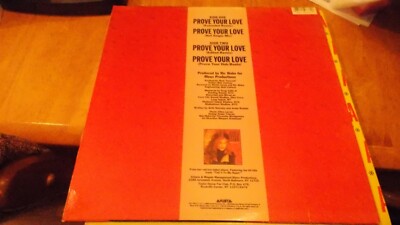 Vinyl 12 inch Record Single Taylor Dayne Prove Your Love 1988 | eBay