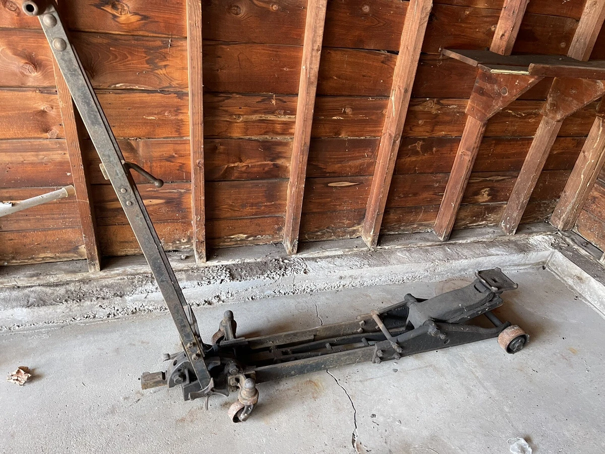 vintage mechanical floor jack Model 745 walker roll a car eBay