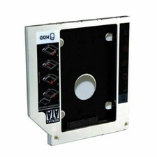 SATA 2nd HDD SSD Enclosure Hard Drive Caddy Case Tray for Laptop CD DVD-ROM