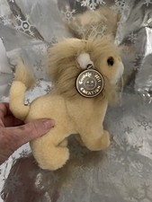   VINTAGE CUDDLE WIT BROWN TAN BABY LION CUB STUFFED ANIMAL PLUSH TOY 6-7  