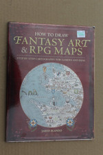 How to Draw Fantasy Art RPG Maps by Jared Blando NEW Impact Books