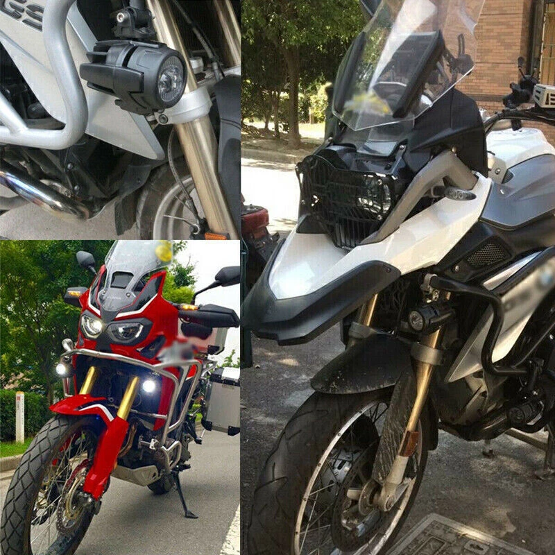 Luces antiniebla LED auxiliares blancas Adventure para motocicleta BMW R1200GS 750GS F850GS Foto 3 de 4