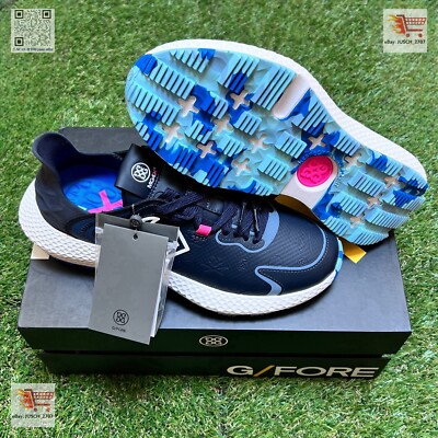 G/Fore GFORE G4 MG4x2 Debossed Skull T Golf Shoe Sneakers   LADIES 7   Blue