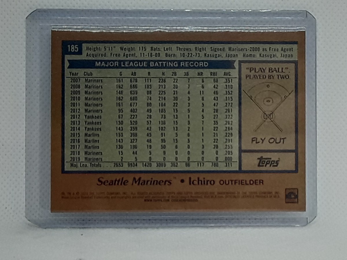 Ichiro 2022 Topps Archives Baseball - #185 (1978) - Seattle