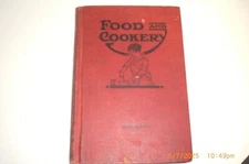 Food And Cookery  by  H. S. Anderson Vintage 1917 Hardcover