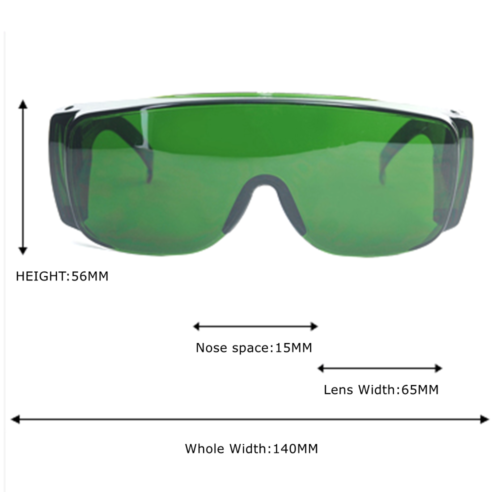 YAG Laser Protective Goggles 200-450nm & 800-2000nm 1064nm YAG Safety Glasses - Picture 2 of 5