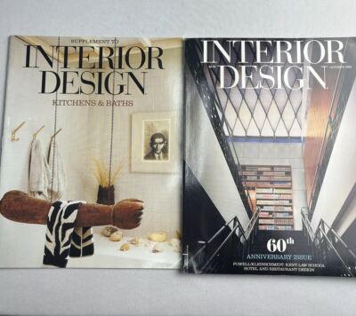 Interior Design Magazine October 1992/ 60th Anniversary Issue, Kitchen & Bath
