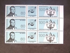 RFN Niemcy 1991 nr Mi DE WZd10 1537+1538 Wilhelm A. Lampadius Kongres Gazowy