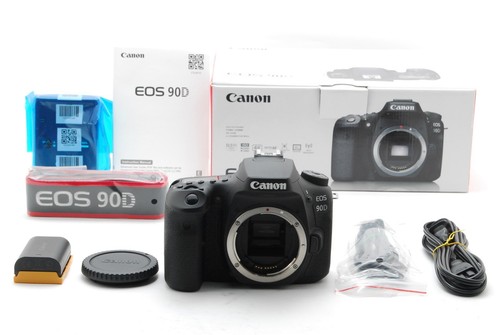 【TOP MINT】 BOX Canon EOS 90D 32.5MP APS-C CMOS Sensor Digital SLR Camera (Body) - Picture 1 of 8