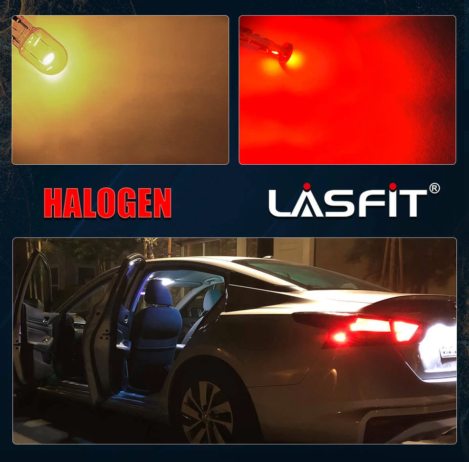 Bombillas traseras interiores LED T10 para Toyota RAV4 2013-2018 6000K rojas sin errores Foto 3 de 4