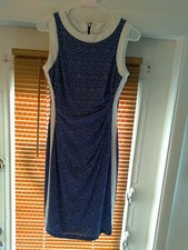 Blue/White Dress Stretch Chaps Sz S