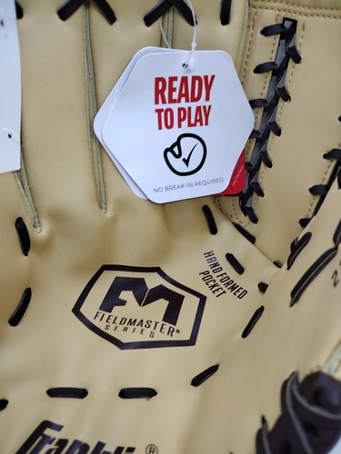 Franklin Sports Field Master Series 12" Baseball Glove, Left Hand Throw 22633L - Picture 4 of 10