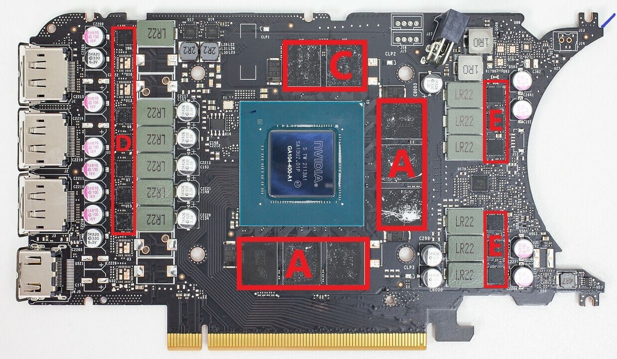 3070 Ti Zotac 3090 Thermal Pad Replacement HS 20 W/mK Thermal Pad