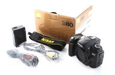 Nikon 254122176 D80 Digital SLR Body Only Camera AS-IS