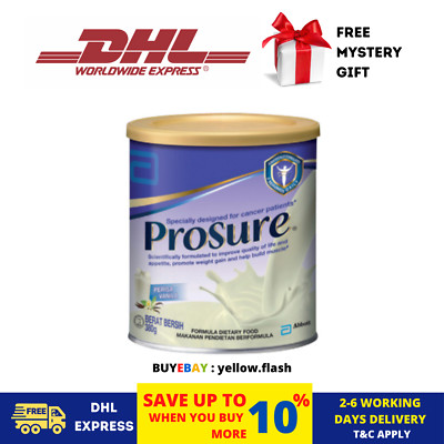 6X Abbott Pro Sure VANILLA MILK 380g Improve Appetite High Protein Prebiotic EPA