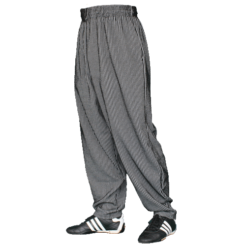 schwarz farbig unterlegt, MORDEX Hose, lang, besonderer Farbeffekt - Bild 7 von 12