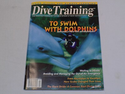 Dive Training Magazine New Divers Instructors Oct 2000 Swim With Dolphins Scuba