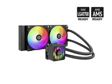 ENERMAX LIQMAXFLO 240 ARGB AIO CPU Liquid Cooler - 380W TDP -38mm Thick Radiator