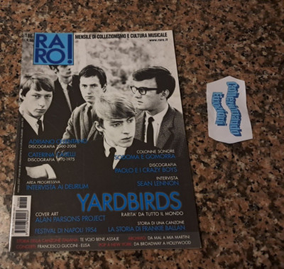 SELTENE ZEITSCHRIFT 186 2007-Adriano Celentano-Caselli-Yardbirds-Delirium-Elisa
