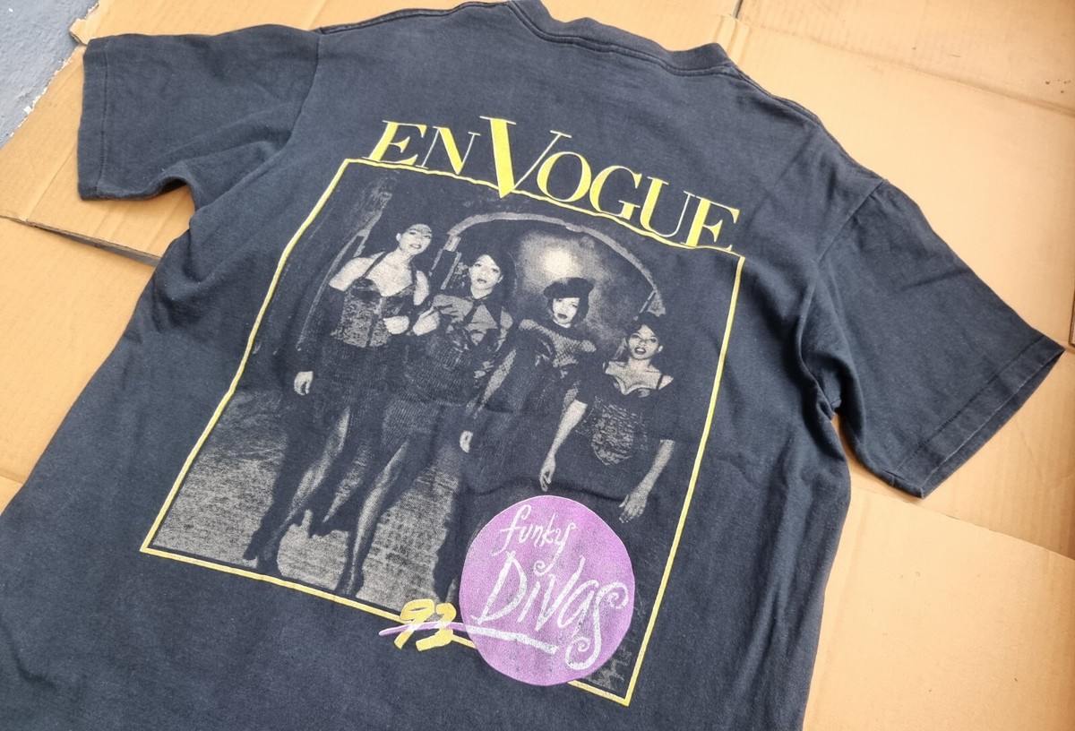 Rare Vintage 90s En Vogue Luther Vandross Tour T Shirt hip hop Rap