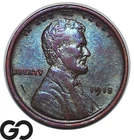 1915 Lincoln Cent Wheat Penny, Choice AU++
