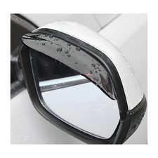 2 PCS Mirror Rain Visor Eyebrow, Rainproof PVC Side Mirror Guards Visor Eyebr...