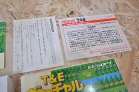 T&E Virtual Boy Virtual Golf Game Software