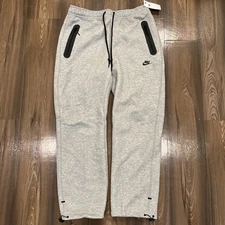 Nike Sportswear Tech Fleece Open-Hem Sweatpants Pants Grey Men's Sz L HJ6533-063
