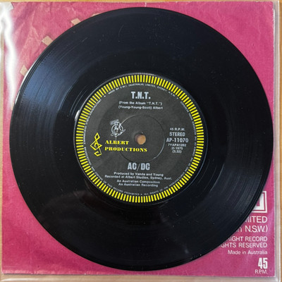 AC/DC - 7'' AU - T.N.T. / I´m A Rocker - AP11070 -Rare