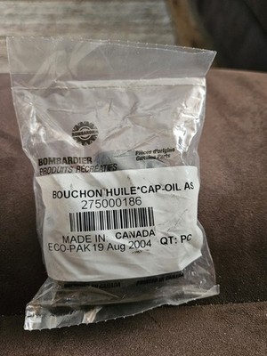 Genuine Bombardier Oil Cap 275000186 OEM NOS In Original Unopened Packaging