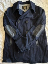 UNIONMADE Golden Bear Denim Peacoat Men’s Size small Made In USA