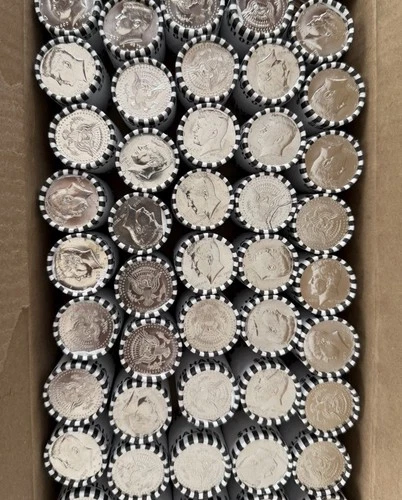 2025-D Kennedy Half Dollar Rolls (20 coins) that are directly from the bank.
