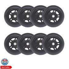 Inline Skate Wheels, 72mm 76mm 80mm, 8 Pack w...