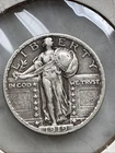 1919-P Standing Liberty Quarter XF Toner Sharp And Clear Details