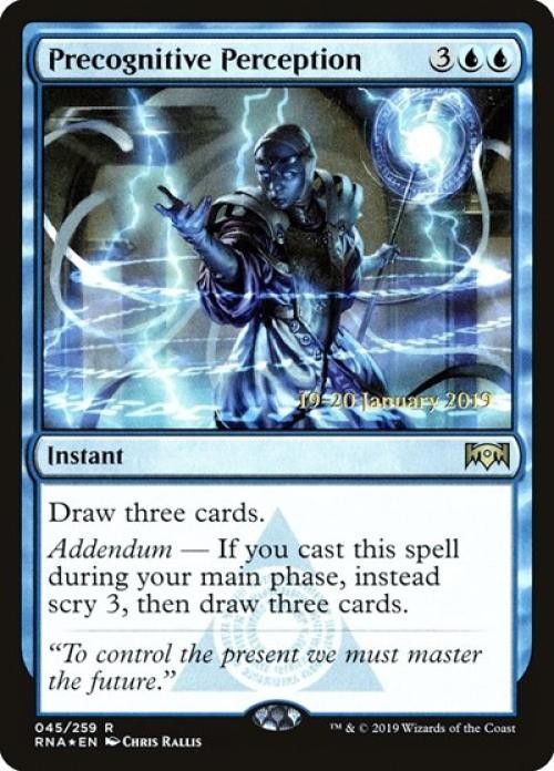 Precognitive Perception -Foil Near Mint MTG Promos: Prerelease Cards
