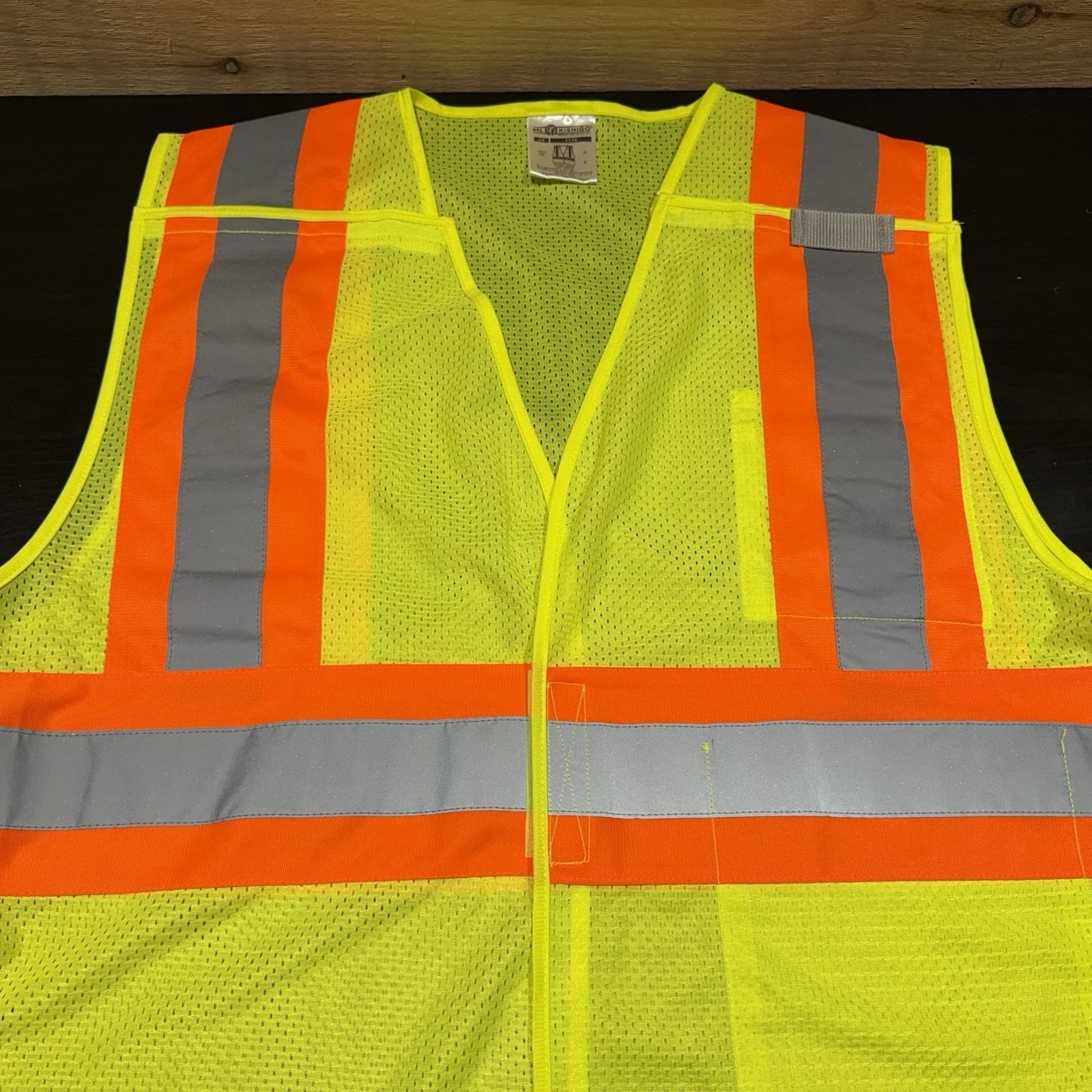 ML Kishigo 1174 Hi Vis Safety Vest 2XL ANSI Class 2 Reflective Workwear Costume image 8
