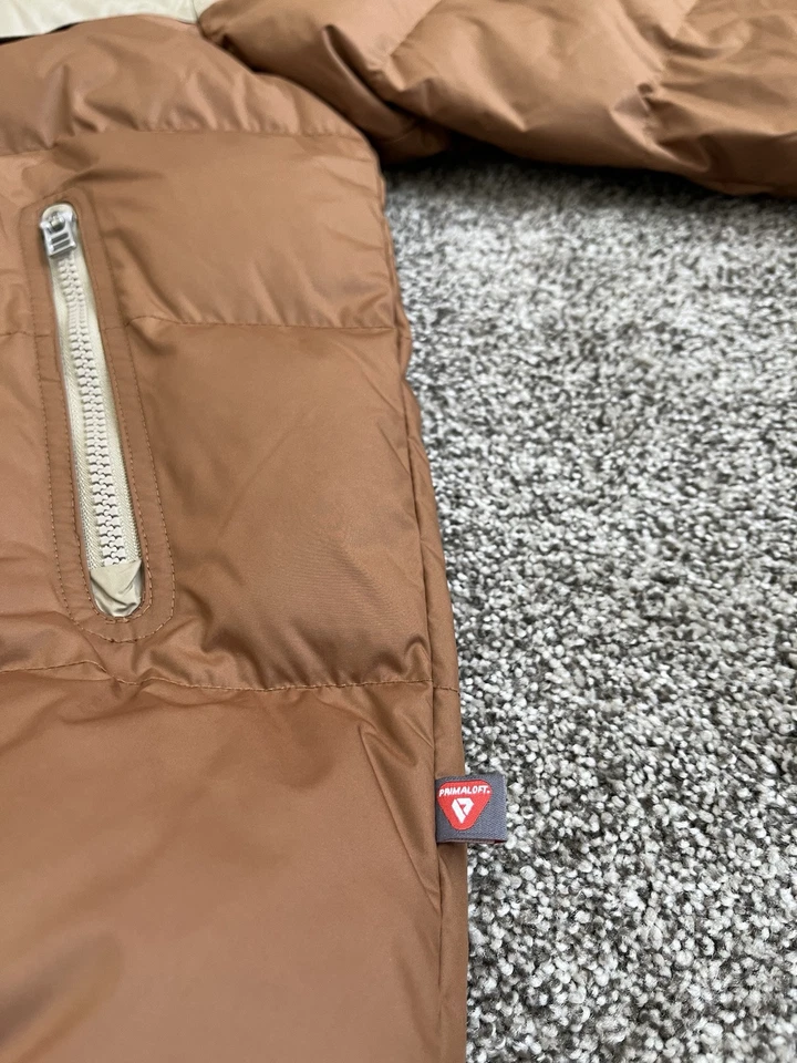 Nuevo Abrigo Chaqueta Nike Storm Fit Windrunner Primaloft Puffer con Capucha Marrón Tostado Para Hombres Foto 3 de 4