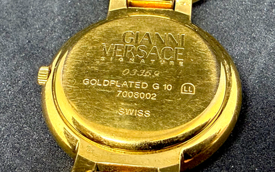 GIANNI VERSACE Gold Plated G10 LL Medusa Watch 7008002 | eBay
