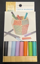 Hand Made Modern Non-Erasable Broad Tip Chalk Markers - 8 per Pack - NEW!
