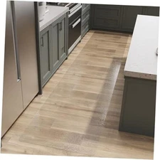 2'x10' Vinyl Runner Rug for Hallway, Clear Waterproof Kitchen Mat for Floor, 